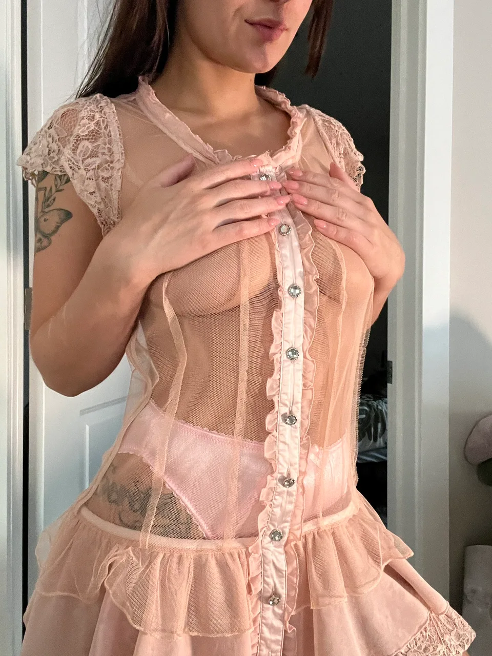 Soft Pink Satin Princess Katie Panties